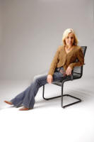 Petite Affair Tuscan Lace Jeans (leg length 76cm) 6-16 �95 and Nutmeg Chunky Knit Cardigan S/M; M/L �75.